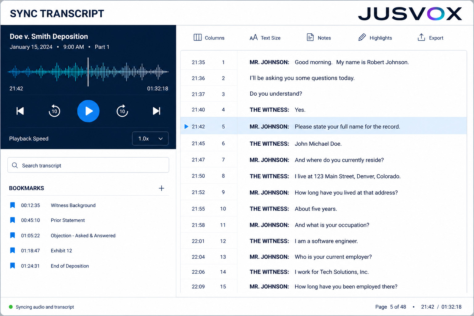 Why Transcript Syncing Is Absolutely Necessary for Attorneys Reviewing Depositions